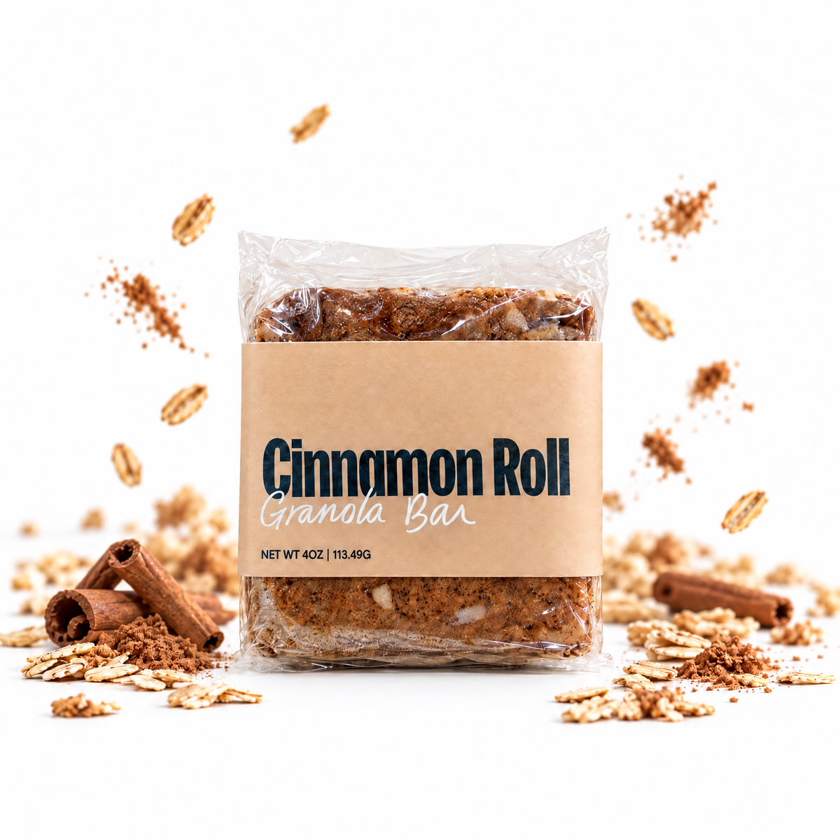 Cinnamon Roll Granola Bar